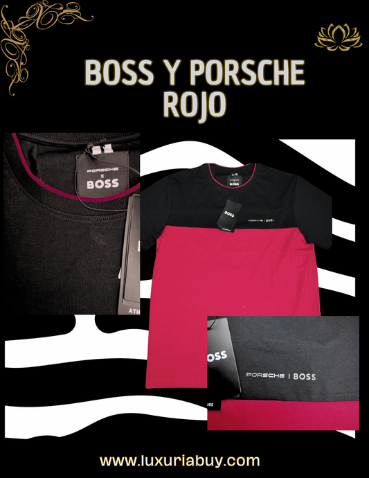 Boss y Porsche Rojo y Negro