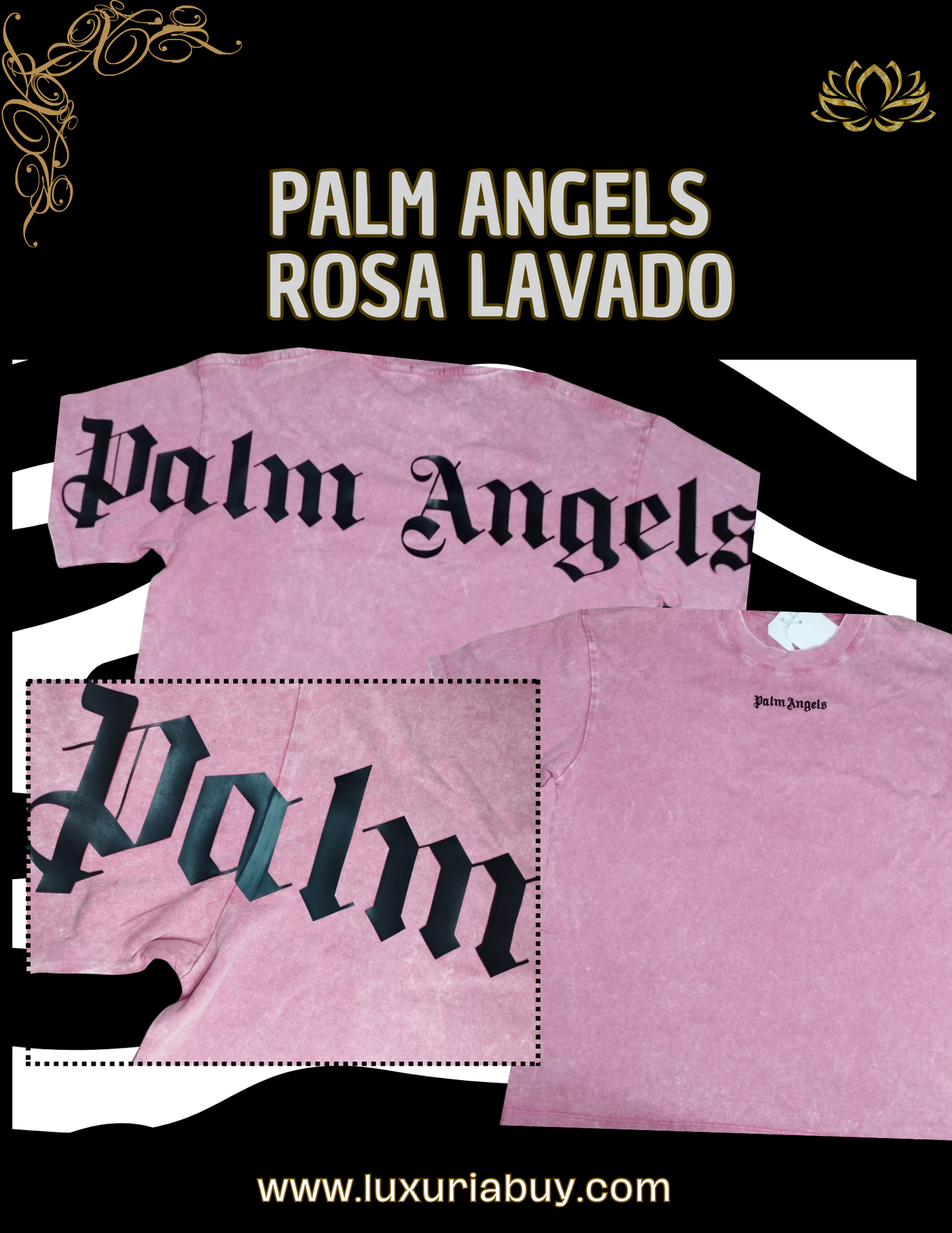 Palm Angels Rosa Lavado