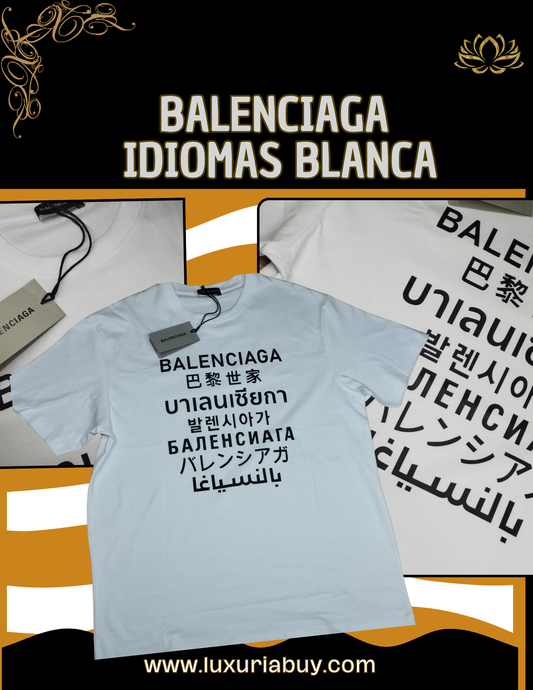 Balenciaga Blanca Idiomas